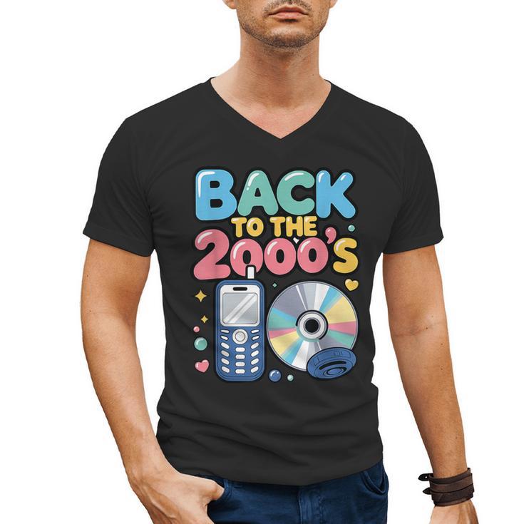 Back To The 2000s Retro Nostalgia Men's V-Neck T-Shirt