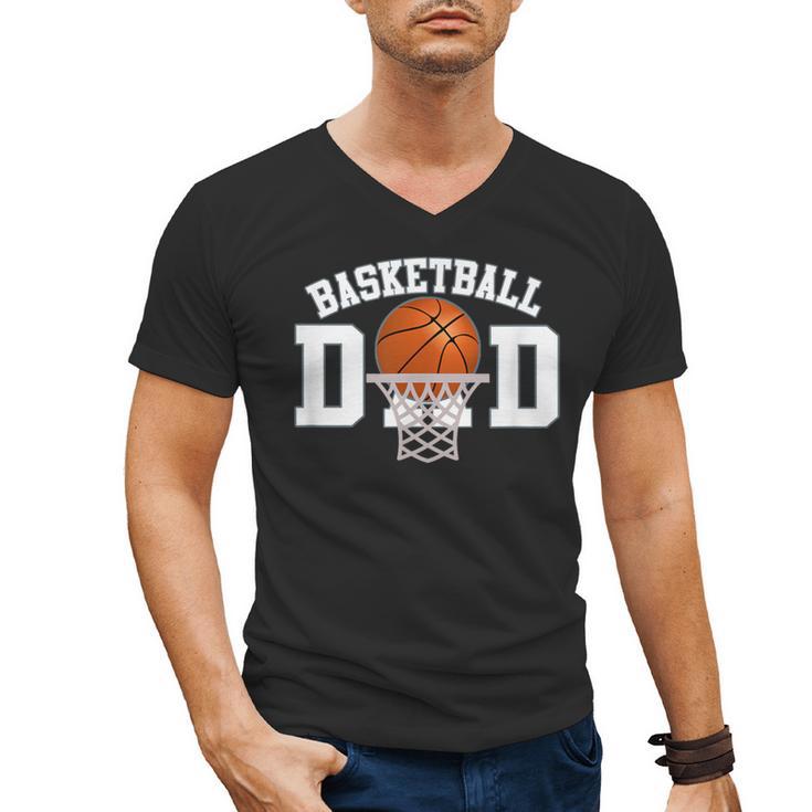 Basketball Dad Men's V-Neck T-Shirt