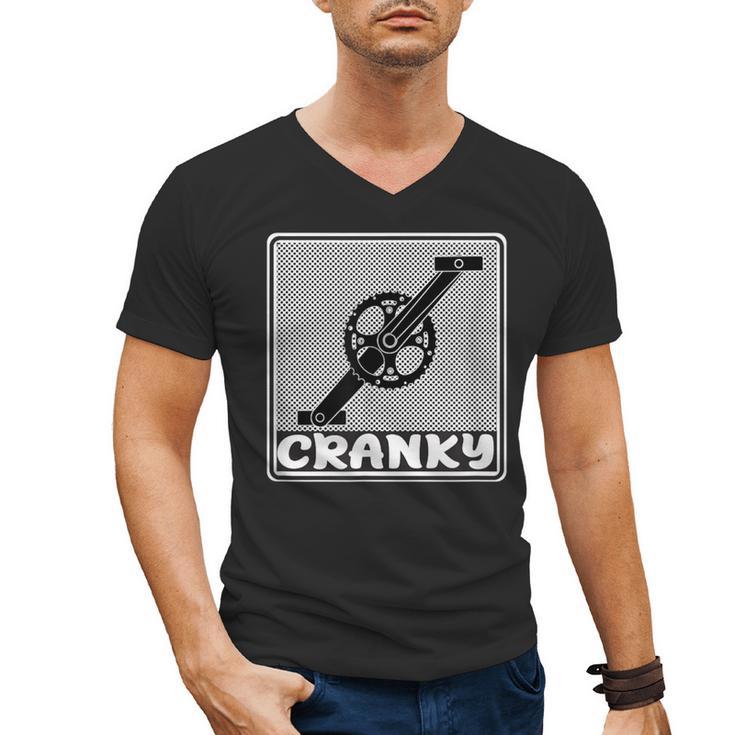 Bicycle DADS Old Guy WHO Ride Bikes BMX Mountain OR Road Men's V-Neck T-Shirt