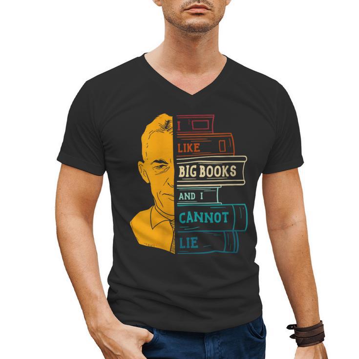 I Like Big Books And I Cannot Lie Apparel Men's V-Neck T-Shirt