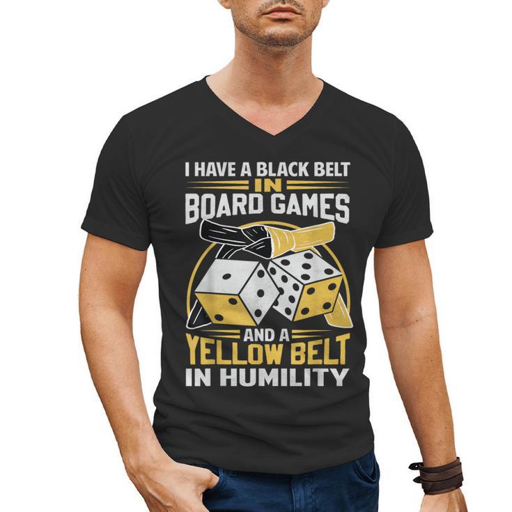Board Game Saying Shy Introvert Geeks Men's V-Neck T-Shirt