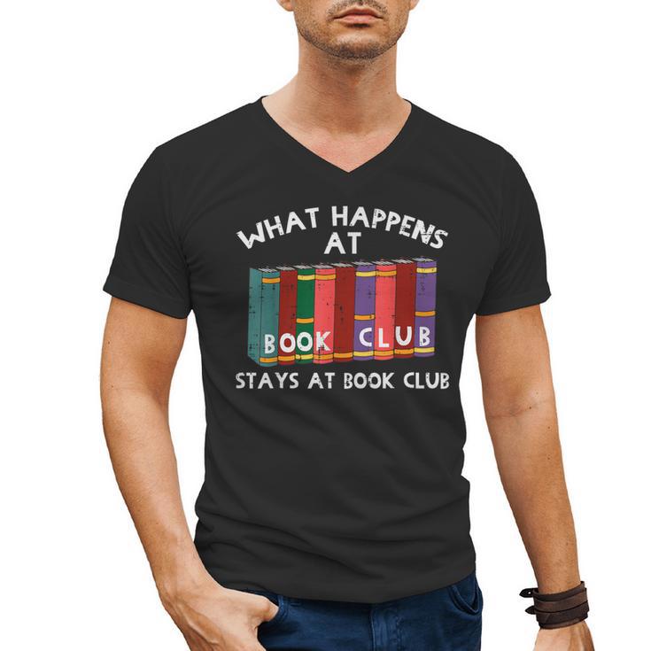 Book Club Read Reading Librarian Men Women Kids Men's V-Neck T-Shirt