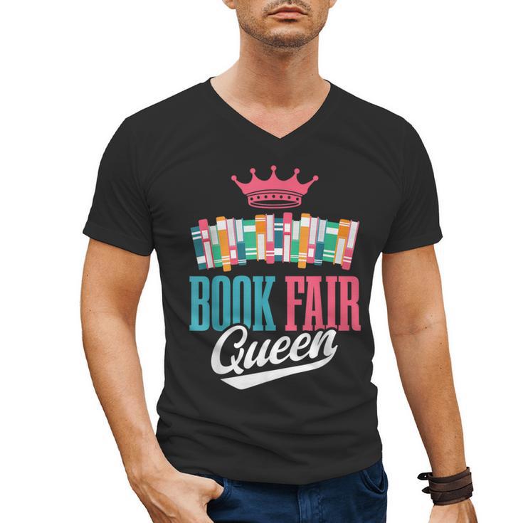 Book Fair Queen Men's V-Neck T-Shirt