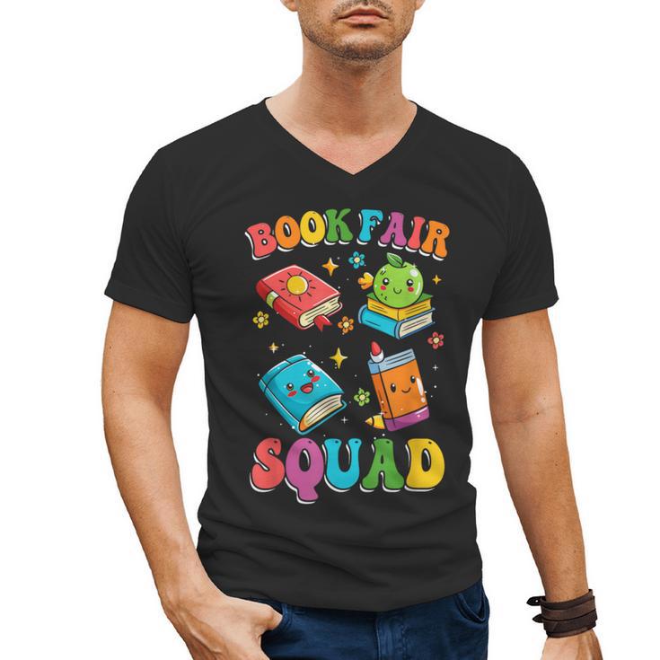 Book Fair Squad Men's V-Neck T-Shirt