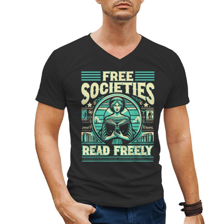 Book Lover Banned Books Reading Banned Books Men's V-Neck T-Shirt