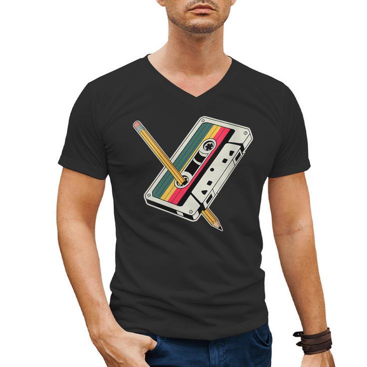 Cassette 90s Costume Party Nostalgia Men's V-Neck T-Shirt