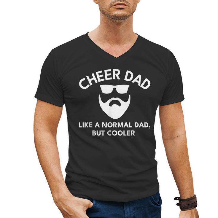 Cheer Dad Cheerleading Bearded Definition Men's V-Neck T-Shirt