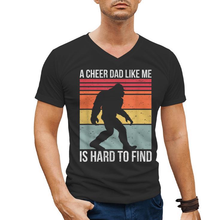 Cheer Dad Cheerleading Bigfoot Men's V-Neck T-Shirt