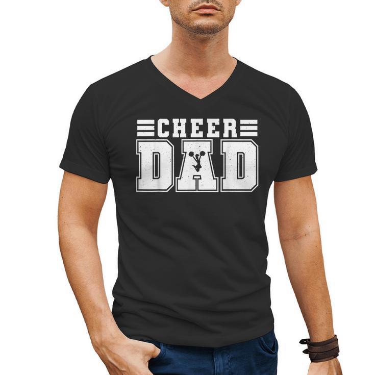 Cheer Dad Cheer Leading Cheer Leading Men Dad Fathers Day Men's V-Neck T-Shirt