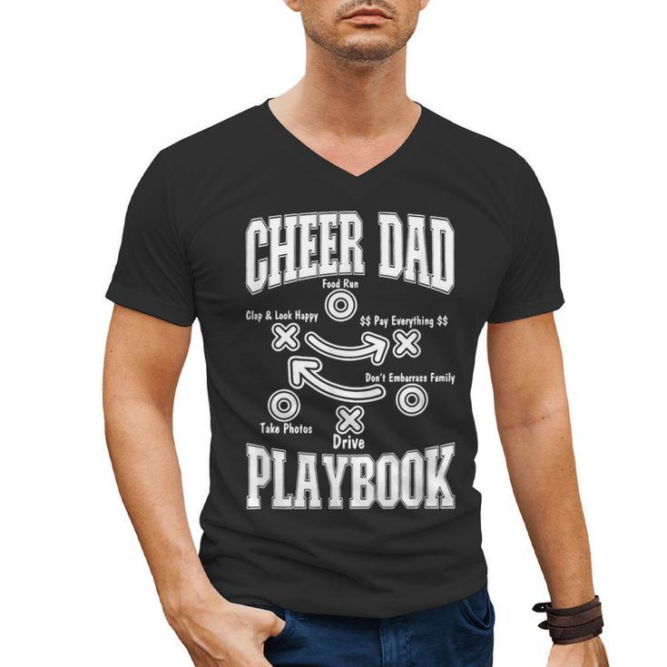 Cheer Dad Playbook Men's V-Neck T-Shirt
