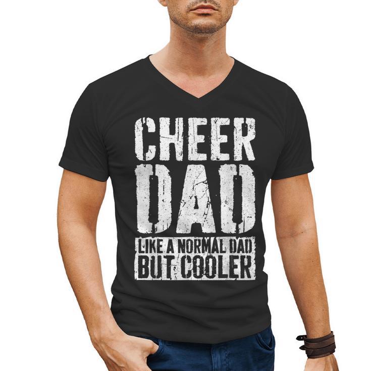 Cheer Dad Shirt Men Fathers Day Cheer Dad Men's V-Neck T-Shirt