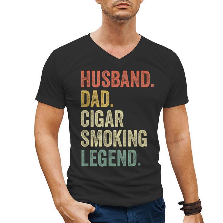 Cigar Lover For Dad Men Vintage Cigar Saying Men's V-Neck T-Shirt