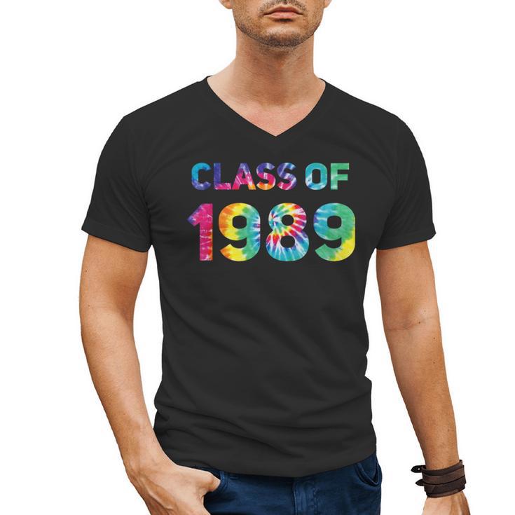 Class Of 1989 School Reunion College Highschool Graduation Men's V-Neck T-Shirt