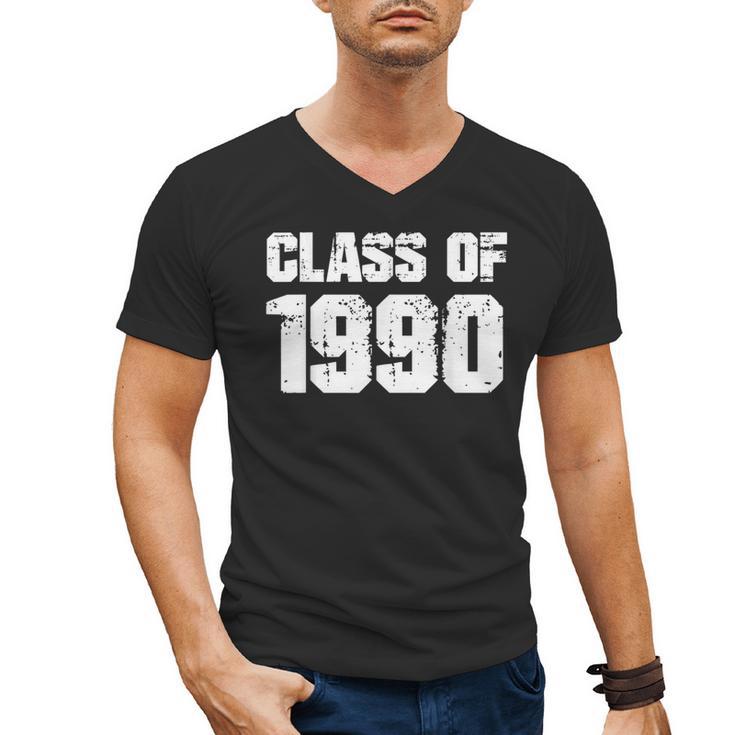 Class Of 1990 High School College Graduation Reunion Men's V-Neck T-Shirt