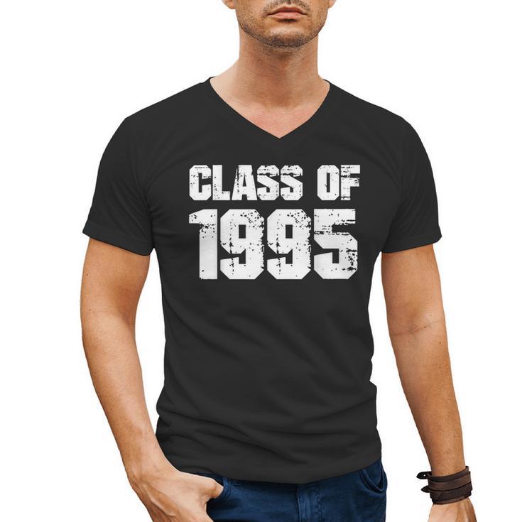 Class Of 1995 High School College Graduation Reunion T-Shirt Men's V-Neck T-Shirt