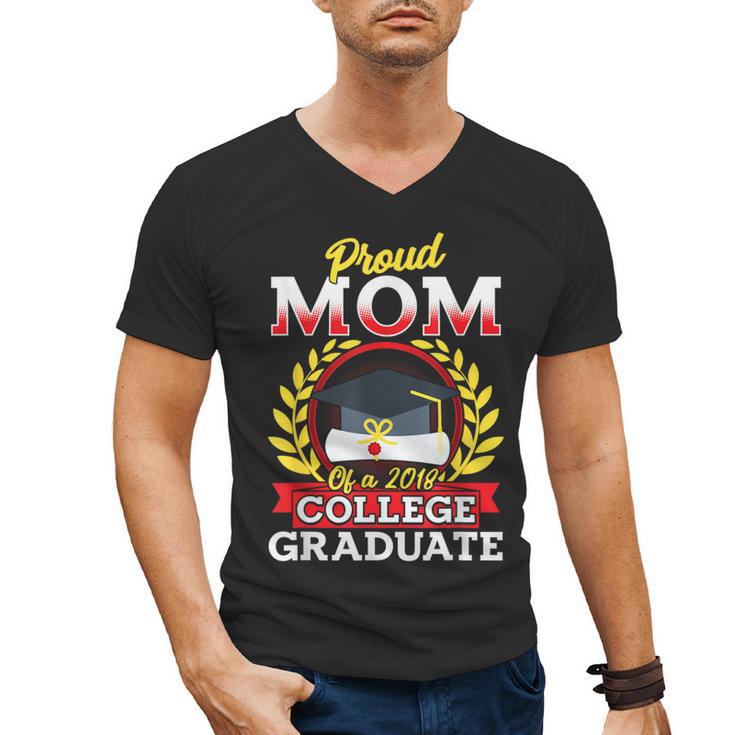 Class Of 2018 Graduation Tshirt For Mom Of Graduate Men's V-Neck T-Shirt