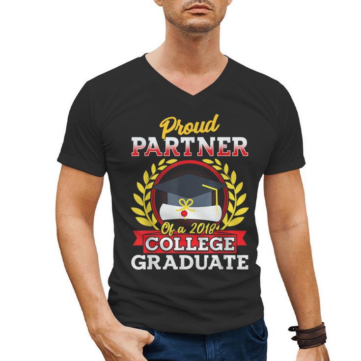 Class Of 2018 Graduation Tshirt For Partner Of Graduate Men's V-Neck T-Shirt
