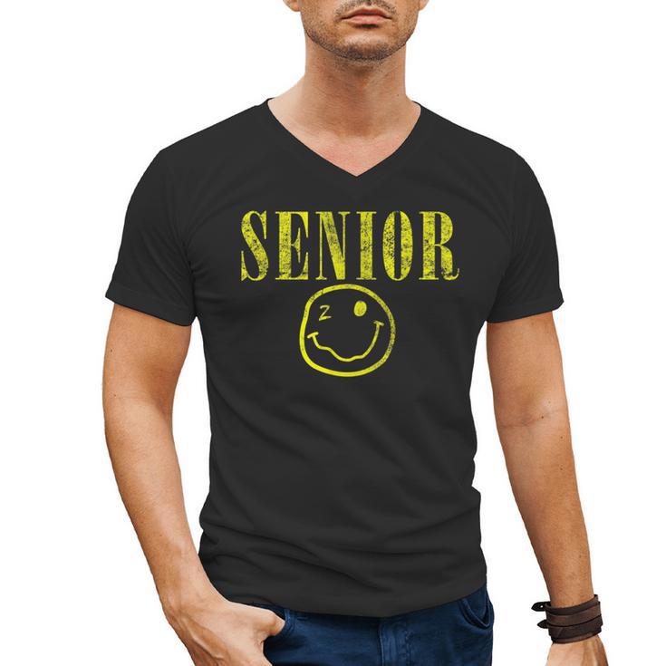 Class Of 2020 Senior 90s Grunge Graduation Men's V-Neck T-Shirt