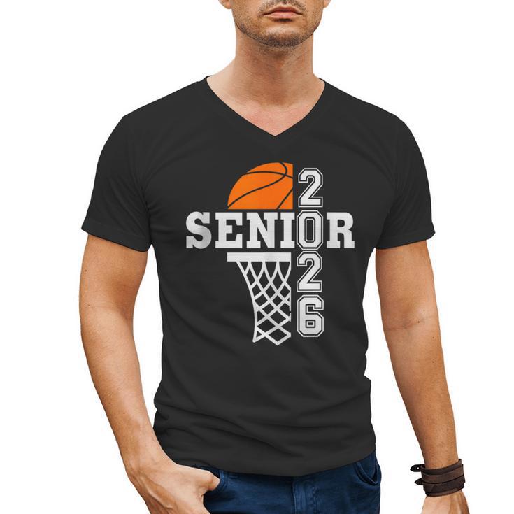 Class Of 2026 Basketball Senior 26 Player Team Graduation Men's V-Neck T-Shirt