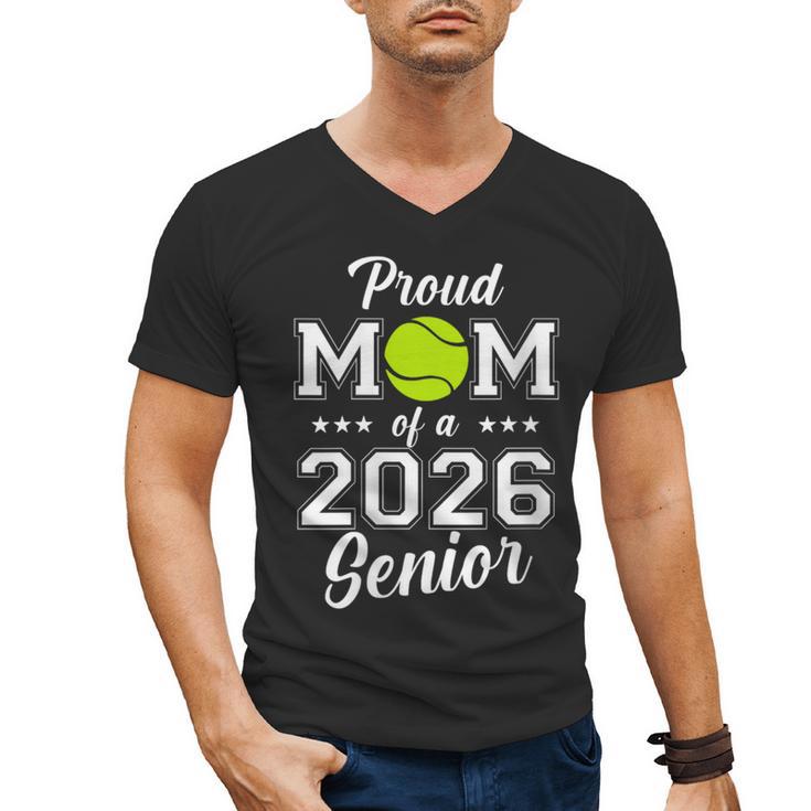 Class Of 2026 Tennis Mom Senior Graduation Graduate Men's V-Neck T-Shirt