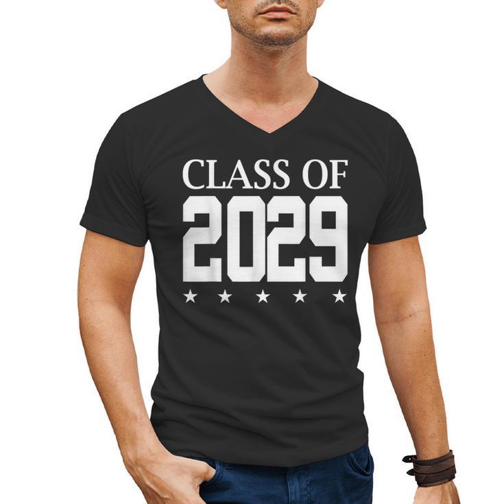 Class Of 2029 School Graduation Graduate s Men's V-Neck T-Shirt