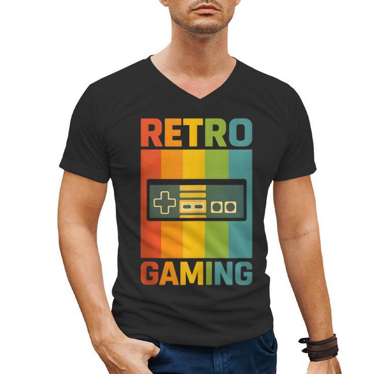Classic Retro Gaming Nostalgia Men's V-Neck T-Shirt