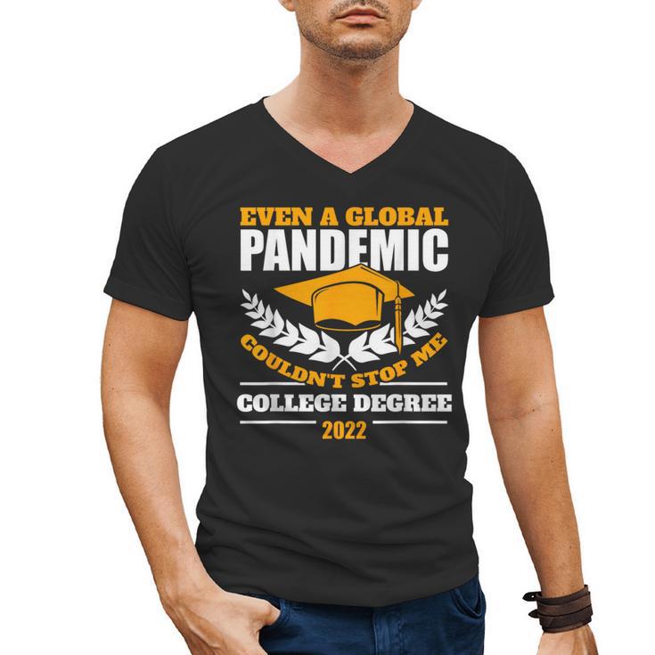 College Degree 2022 Graduation Graduate Men's V-Neck T-Shirt