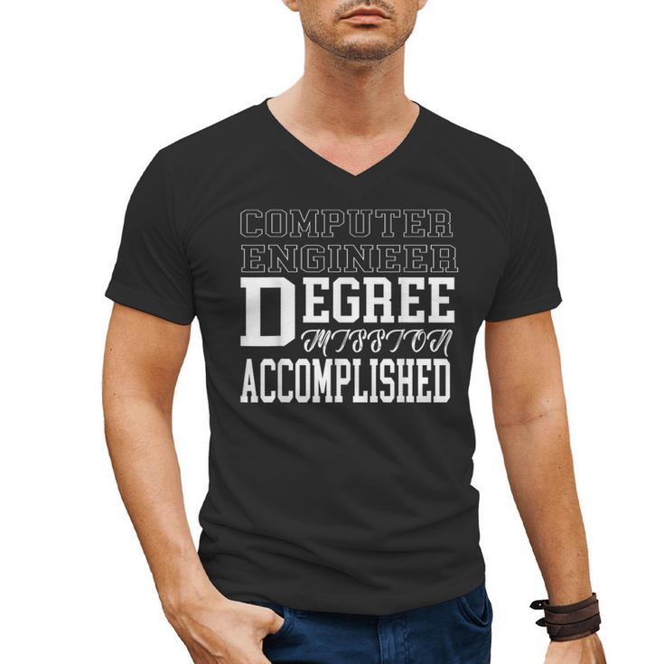 Computer Engineering Degree College Graduation T-Shirt Men's V-Neck T-Shirt