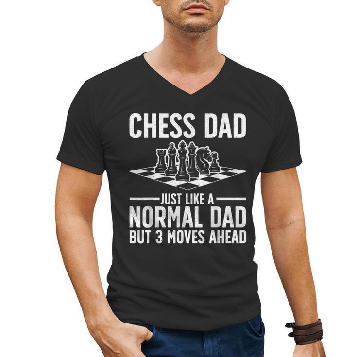 Cool Chess Player Art For Men Dad Knight Chess Lovers Pieces Small Men's V-Neck T-Shirt
