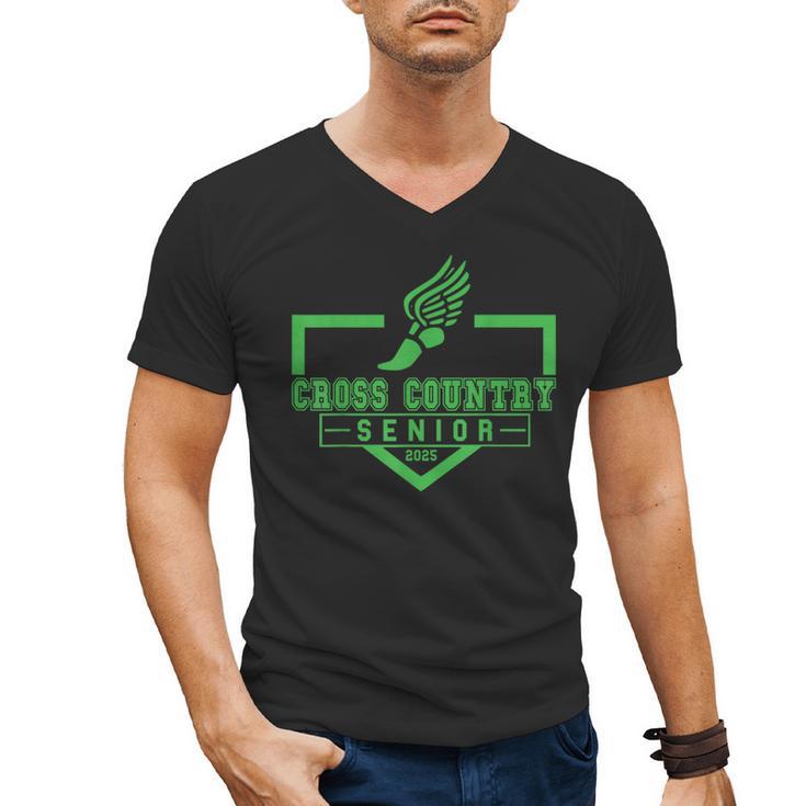 Cross Country Senior Night Senior 2025 Graduation Party 23 Men's V-Neck T-Shirt