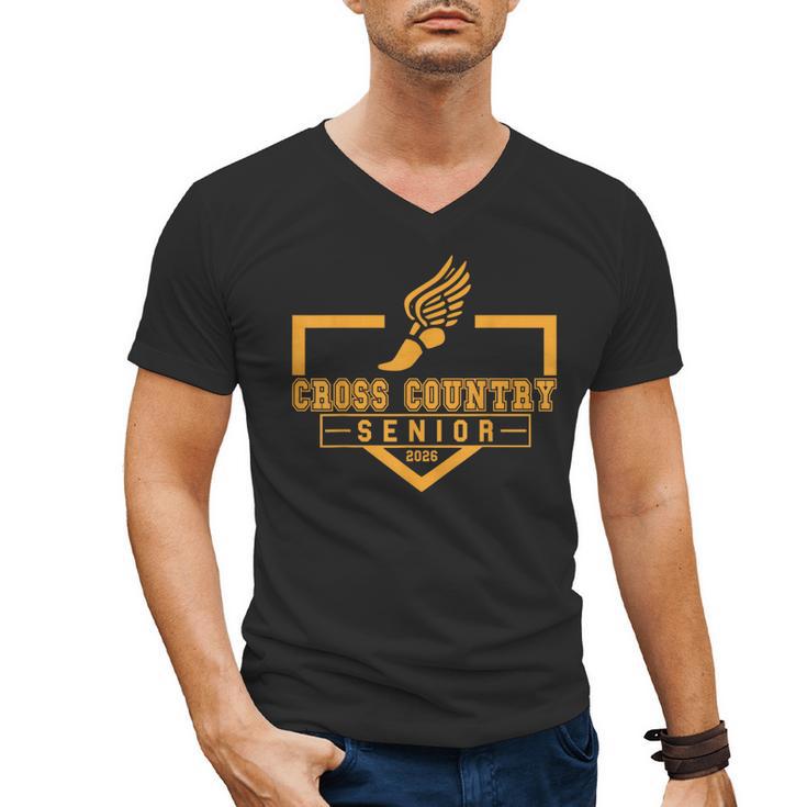Cross Country Senior Night XC Senior 2026 Graduation 19 Men's V-Neck T-Shirt