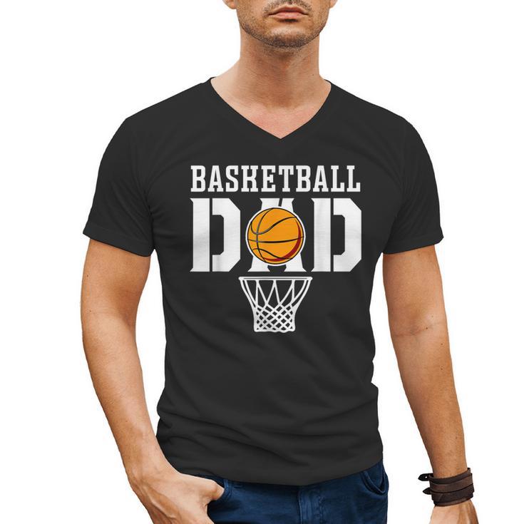 Dad Basketball Apparel Basketball Dad Men's V-Neck T-Shirt