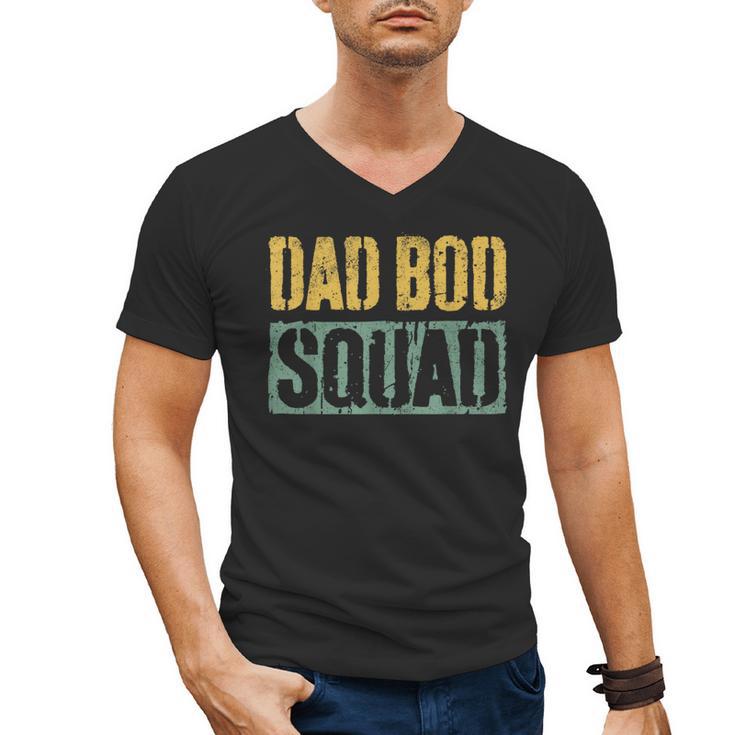 Dad Bod Squad Shirt Men Fathers Day Men's V-Neck T-Shirt