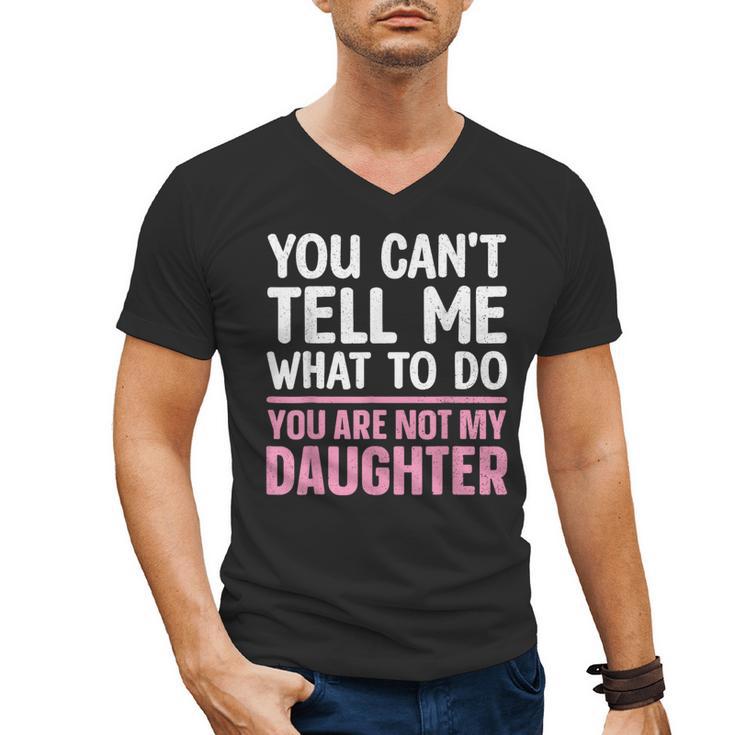 Dad For Father Daddy Papa Men From Daughter Dad Men's V-Neck T-Shirt