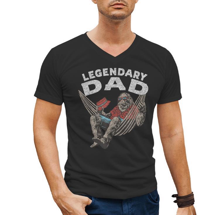 Dad Legendary Saying Men's V-Neck T-Shirt
