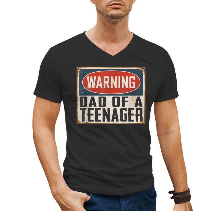 Dad Of a Teenager Official Teenager Matching Men's V-Neck T-Shirt