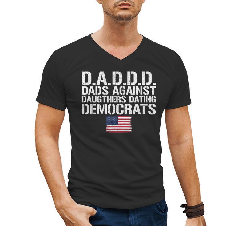 Daddd Shirt Dads Against Daughters Dating Democrats Men's V-Neck T-Shirt