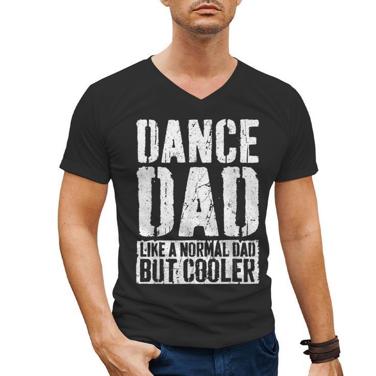 Dance Dad Shirt Dancing Men Fathers Day Dance Dad Men's V-Neck T-Shirt