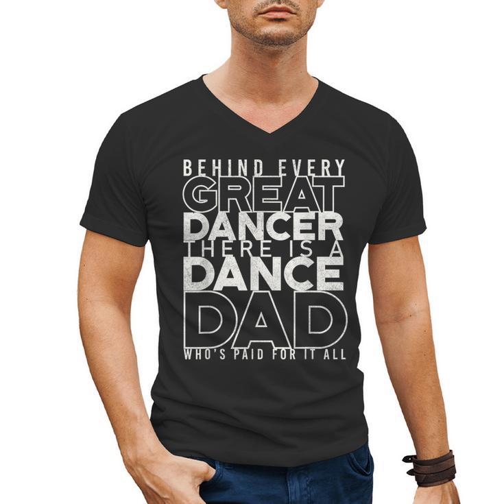 Dance Dad Shirt Proud Dancer Dancing Proud Father Men Men's V-Neck T-Shirt