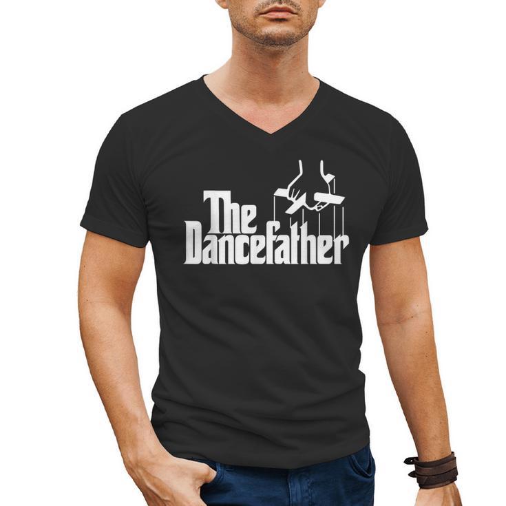 The Dancefather Dance Dad Dancer Dancing Father Men Men's V-Neck T-Shirt