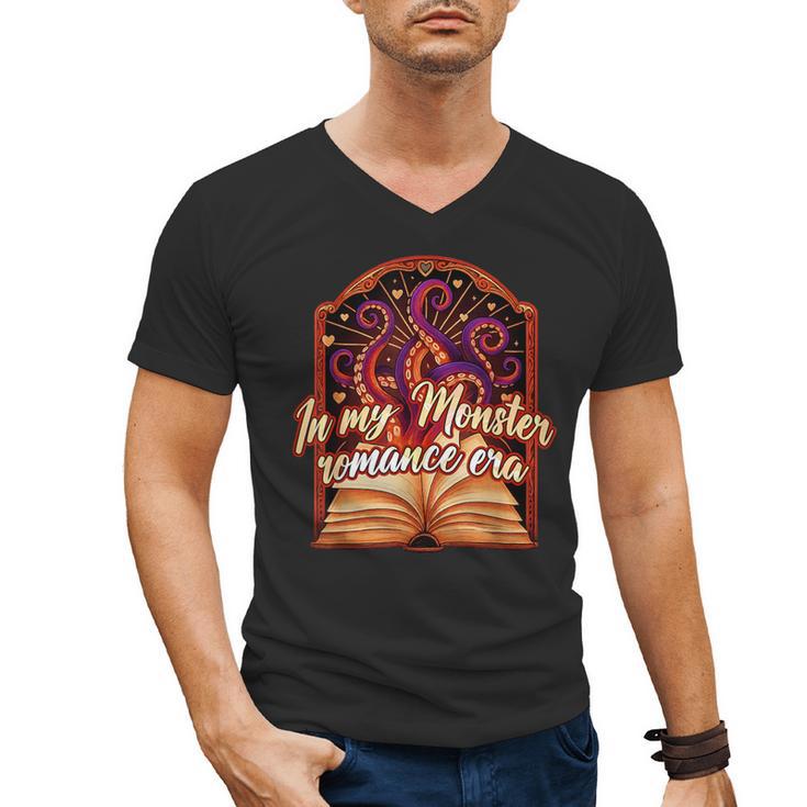 Dark Romance Smut Reader Spicy Book In My Monster Romance Men's V-Neck T-Shirt