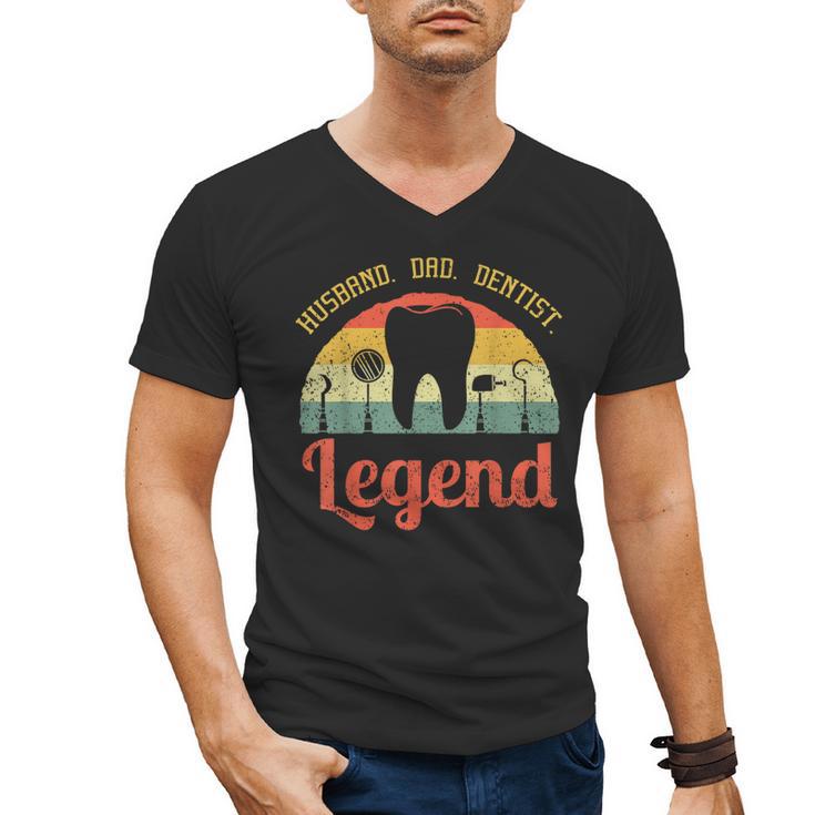 Dentist Dental Surgeon Dentistry Husband Dad Oral Hygiene Men's V-Neck T-Shirt