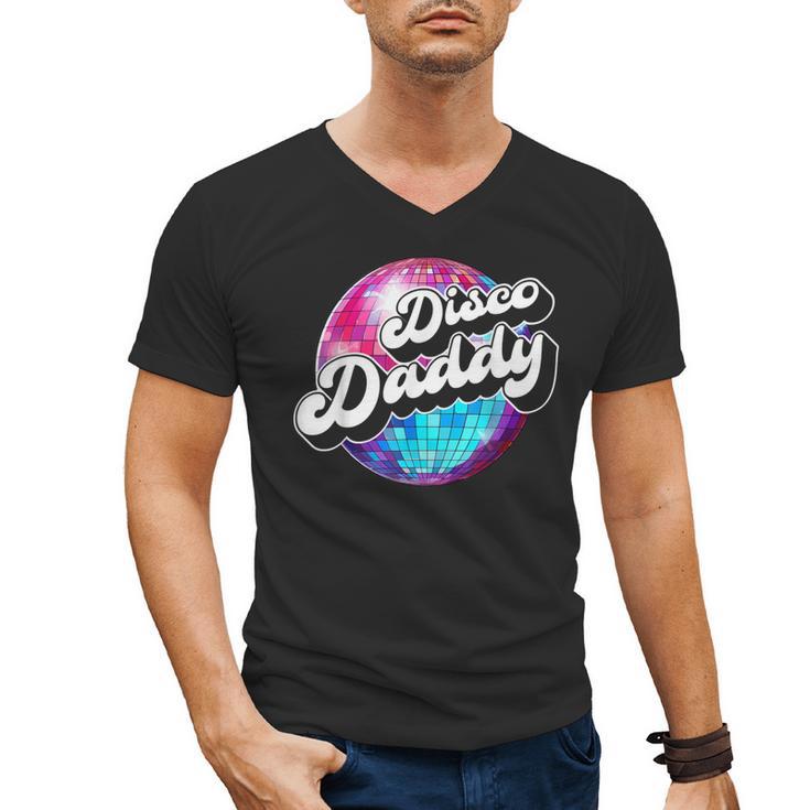 Disco Daddy 60's 70s Disco Dad Men's V-Neck T-Shirt