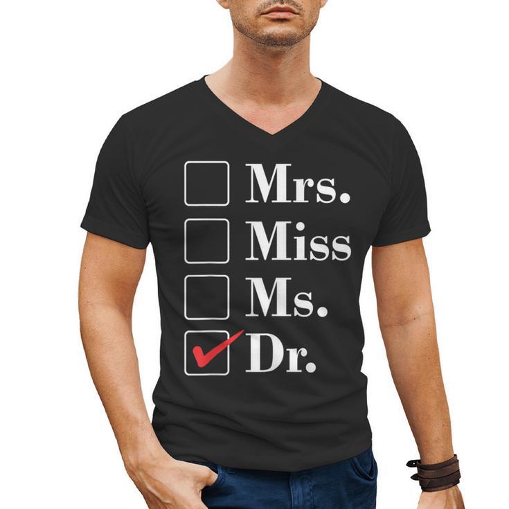 Doctor Graduation Honorific Titles List Men's V-Neck T-Shirt