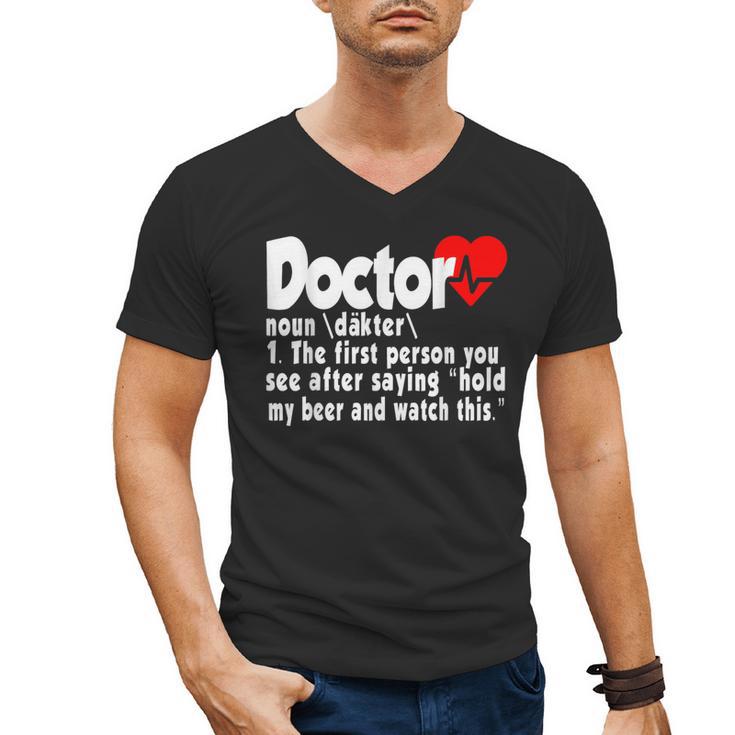 Doctor For Medical Med Student Graduation Men's V-Neck T-Shirt