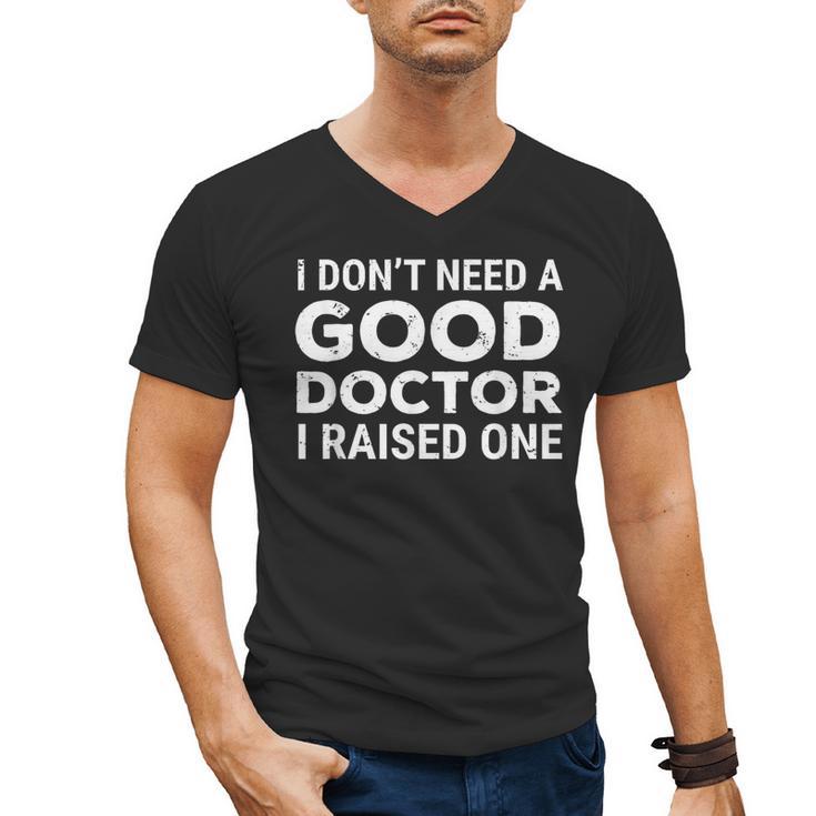 Doctor Parent Dad Mom Med School Graduation Men's V-Neck T-Shirt