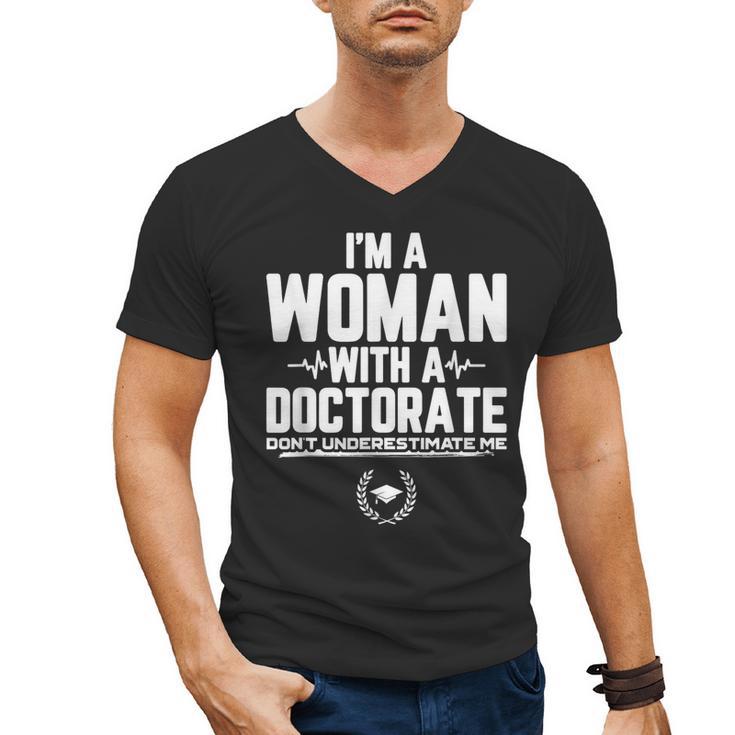 Doctorate Graduation For Doctorate Of Education Men's V-Neck T-Shirt