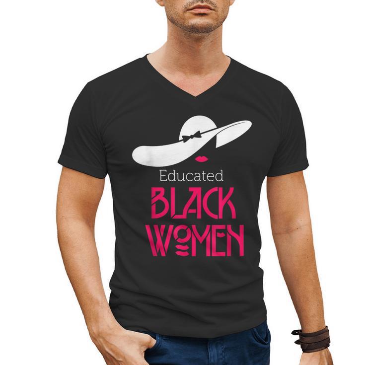Educated Women Graduation Shirt Men's V-Neck T-Shirt