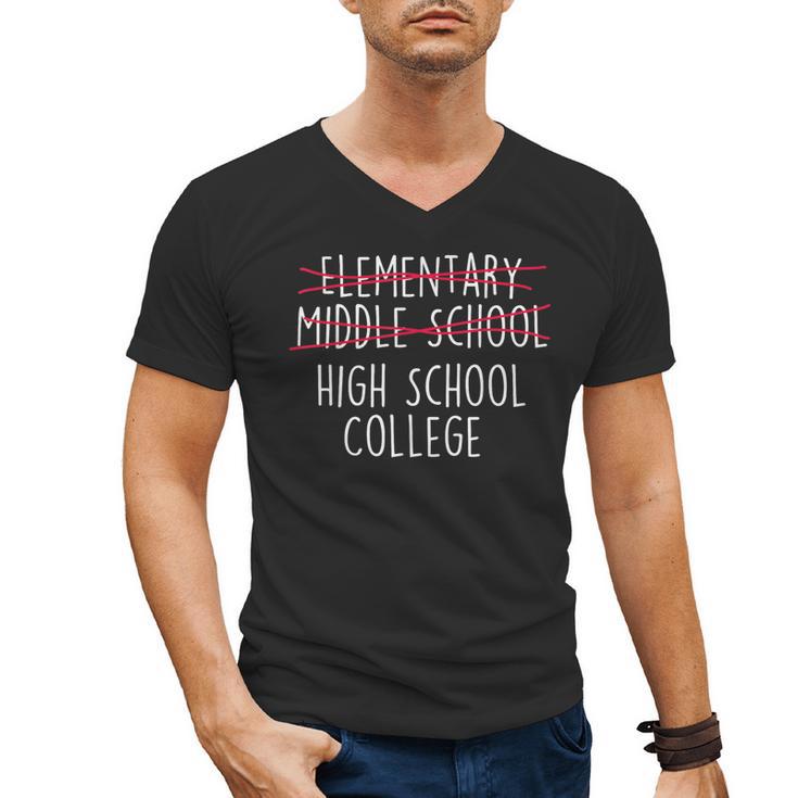 Elementary Middle School High School College Graduation Men's V-Neck T-Shirt
