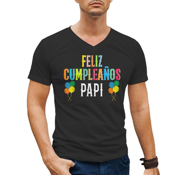 Feliz CumpleañOs Papi Spanish Dad Birthday For Kids Men's V-Neck T-Shirt
